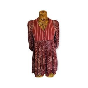 Anama top short sleeve small boho